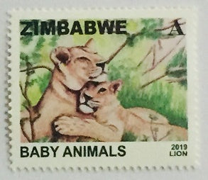 2019 Lion Baby Animals Stamps