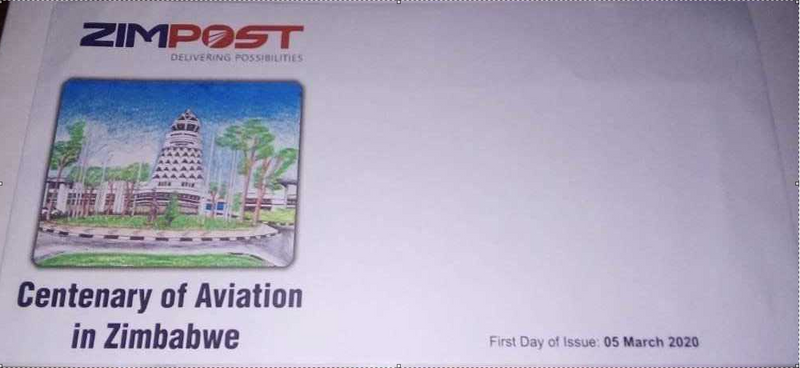CENTENARY OF AVIATION IN ZIMBABWE FIRST DAY ISSUE COVER PLAIN