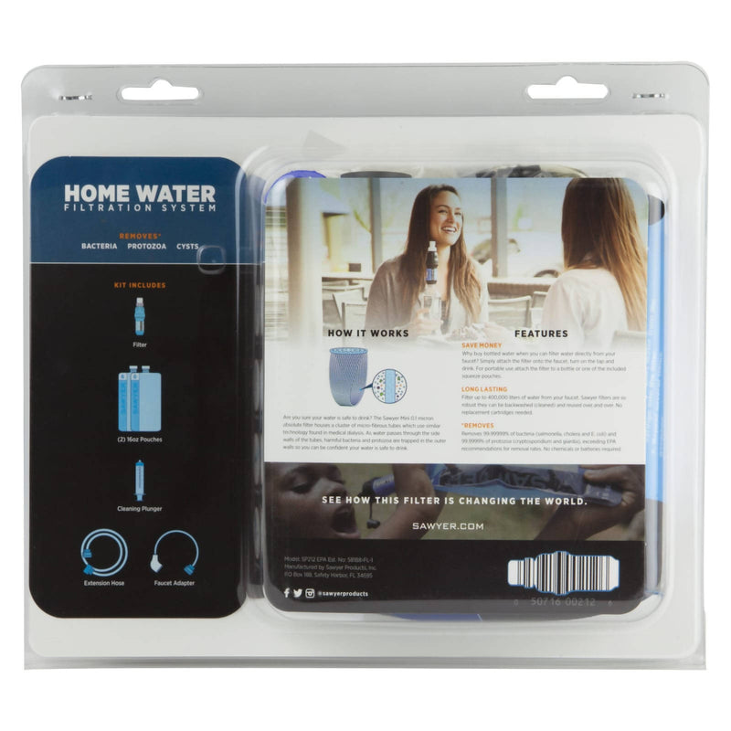 HOME TAP WATER FILTER +MOBILE FILTER POUCHES