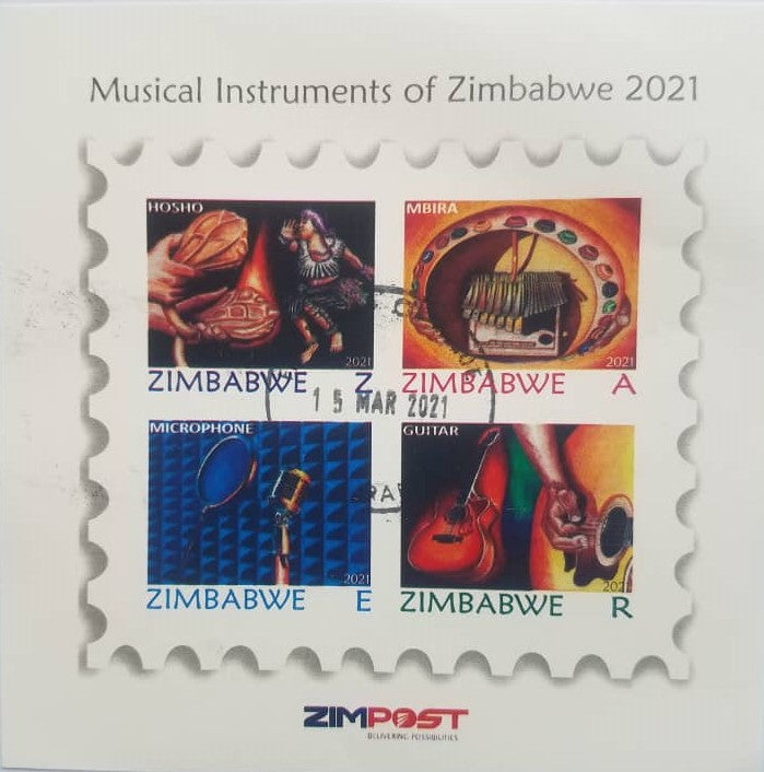 MUSICAL INSTRUMENTS OF ZIMBABWE 2021 MINISHEET