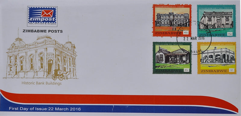 Historic banks first day issue cover