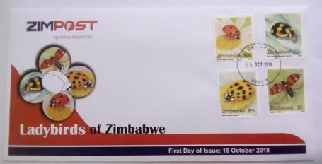 Lady Birds of Zimbabwe First Day Cover