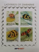 Lady Birds of Zimbabwe Mint Mini-Sheet