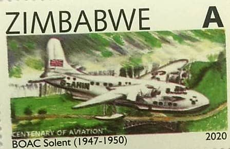 BOAC SOLENT (1947-1950) CENTENARY OF AVIATION STAMPS